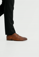 Pánske kožené derby topánky, svetlohnedá, 100-M-508-1-39, Obrázok 0