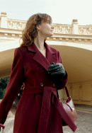 Dámska kabelka cez rameno z umelej kože, bordová, 101-4Y-417-9, Obrázok 0