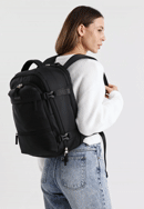 Expandierbarer Multifunktionsrucksack für das Flugzeug, schwarz, 56-3S-018-80, Bild 0