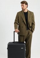 Großer Koffer aus ABS-Material, schwarz, 56-3A-313-31, Bild 0