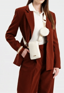 Crossbody kabelky z umělé kůže, krémová, 100-4Y-420-N, Obrázek 0