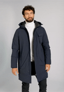Férfi pehelykabát kapucnival, sötétkék, 101-9D-250-1-2XL, Fénykép 0
