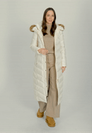 Gesteppter Damen-Daunenmantel, Creme, 101-9D-202-0-L, Bild 0