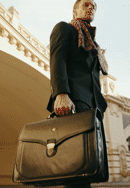 Férfi lakkbőr cipő, fekete, 101-M-505-1L-44, Fénykép 0