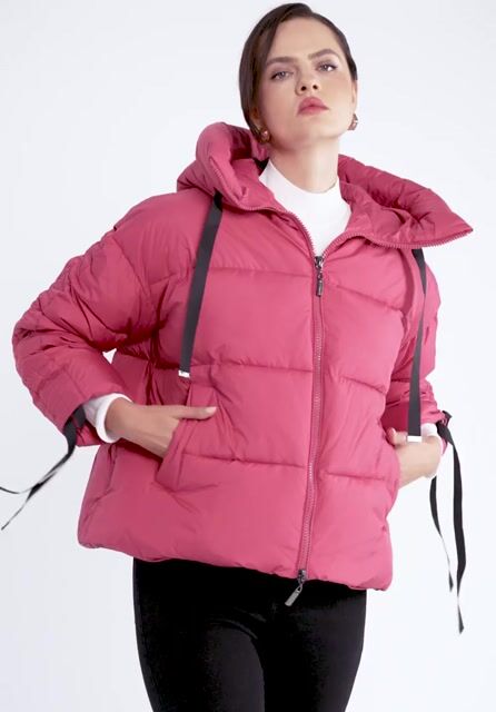 Women''s oversize jacket muted pink | WITTCHEN