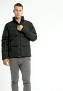 Męska kurtka pikowana prosta, czarny, 97-9D-951-NZ-S, Zdjęcie 0