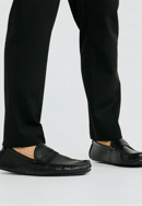 Halbschuhe aus Leder für Herren, schwarz, 100-M-504-1-42, Bild 0