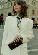 Geldbörse aus Lackleder für Damen, dunkelrot, 14-1L-052-8A, Bild 0