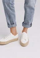 Pantofi sport de damă, nuanță de alb, 100-DP-803-Y-38, Fotografie 0