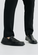 Pánske kožené mokasíny, čierna, 100-M-506-1-39, Obrázok 0