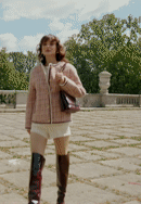 Dámská kožená crossbody kabelka s řetízkem, vínová, 101-4E-606-4, Obrázek 0