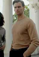 Pánsky bavlnený sveter, béžová, M0-99-108-9-M, Obrázok 0